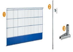 Edge Protection Fencing: 4mm-6.00m Steel Wire Construction